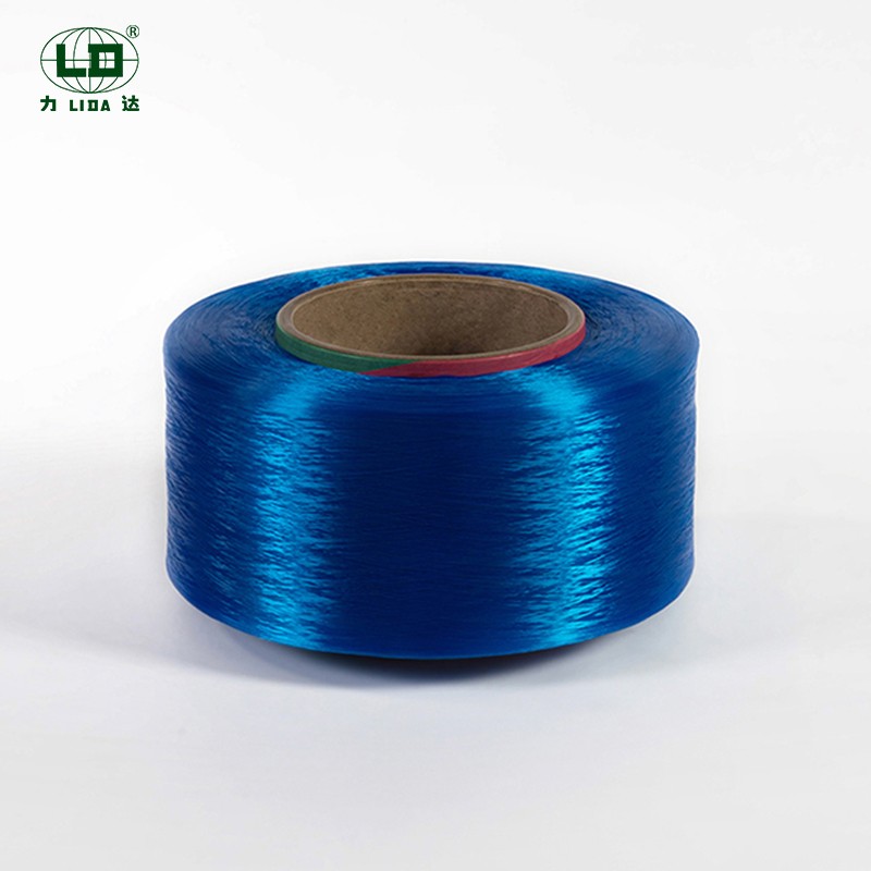 Yuqori chidamlilik past qisqarishli to'liq zerikarli polyester filamentli ip