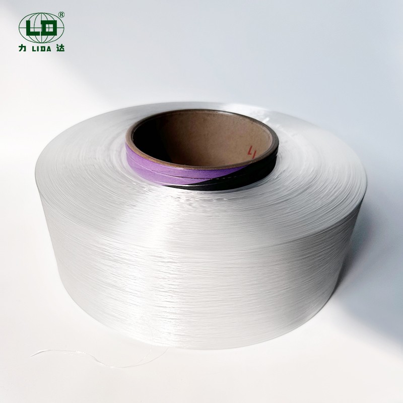 Yarim zerikarli yuqori tarmoqli polyester filament